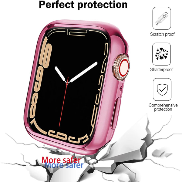 för Apple Watch Case 40mm Series 6/5/4/SE Soft plating pink 40mm