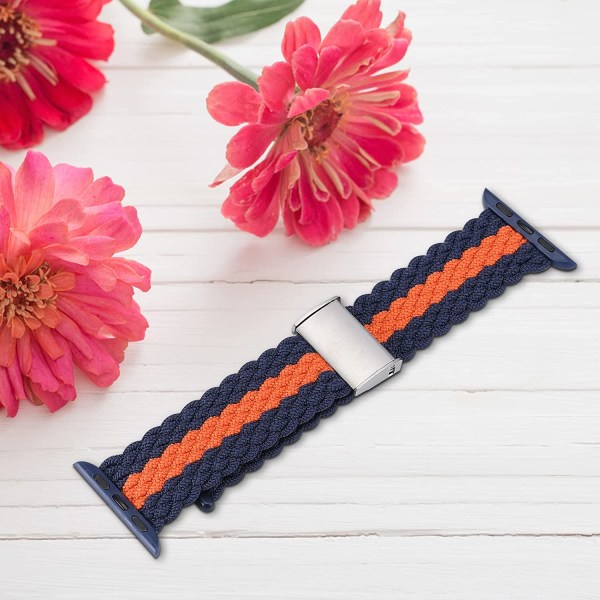 Kompatibel med Apple Watch-armband 44mm 40mm 38mm 42mm 41mm Blue Orange 42mm/44mm/45mm/49mm