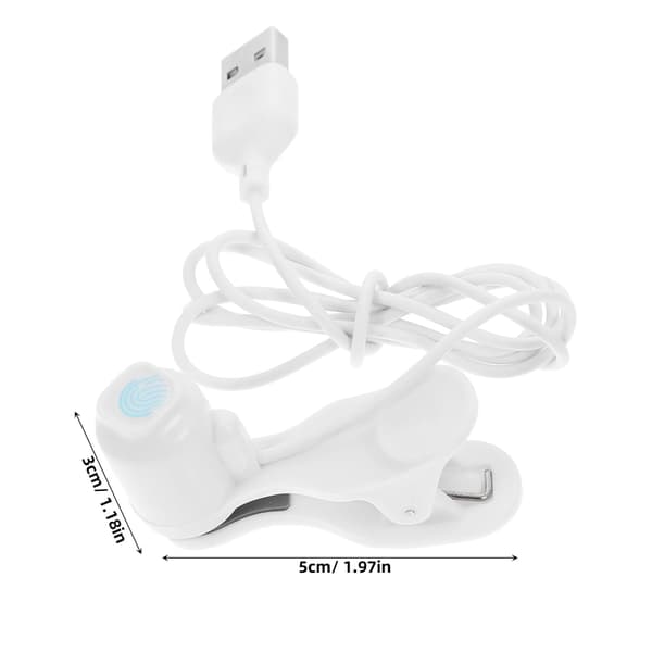 2025 Seneste Model 3 stk. til Clicker Tilbehør Hastighedsindstillinger Simuleret Klik til Live Broadcast Whitex3pcs 5X2CMx3pcs