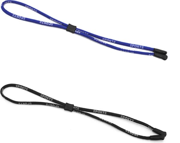Justerbare brilleremme Sort/Blå 64 cm 2-pak