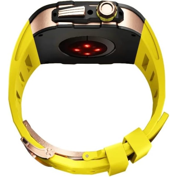 Rm mod-kit för Apple Watch Series 8 7 45 mm Metall Yellowbr For 6 5 4 se 44MM