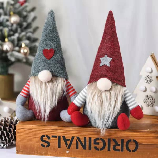 Julepynt Ansigtløs Dukke Ornament