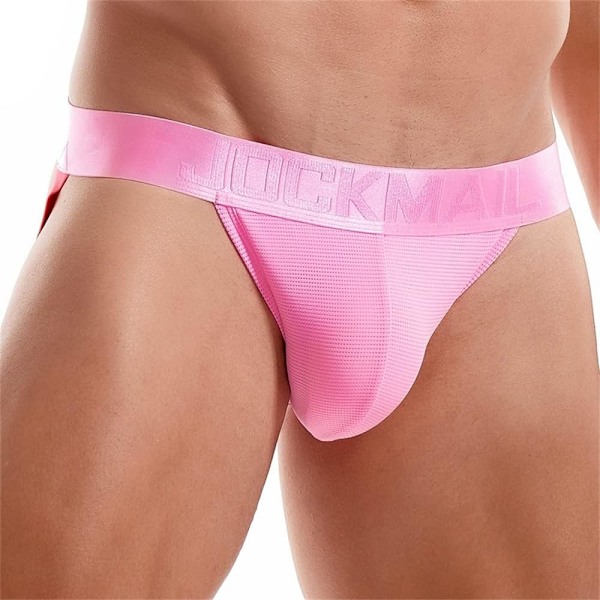 2025 Senaste Modell Herr Jockstrap Underkläder Jock Straps Manliga Atletiska Stöd för Män Rosa - Medium
