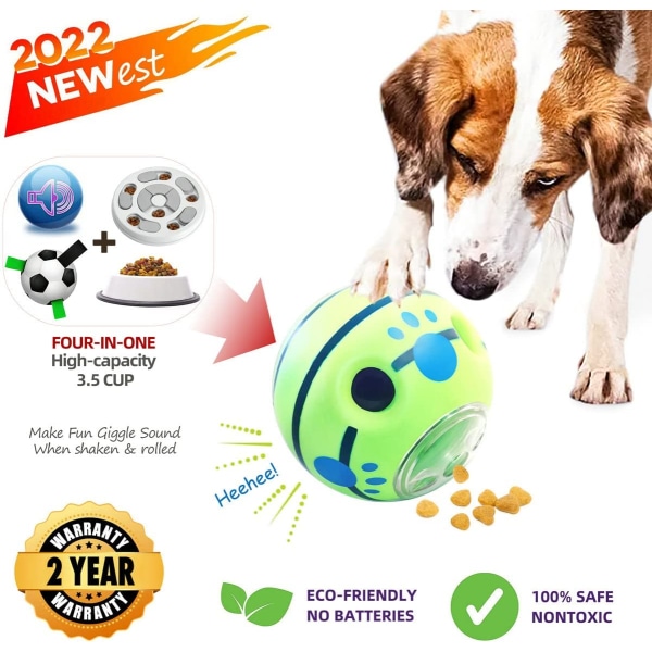 Wobble Giggling Ball Interactive Dog Puzzle