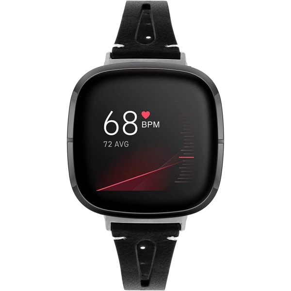 Band kompatibla med Fitbit Sense/Versa 3 Watch, Slim Genuine