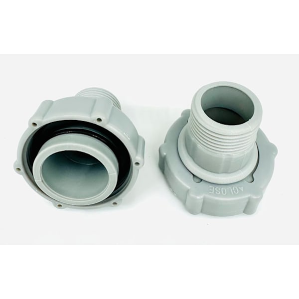 Högkvalitativt, helt nytt poolavloppsfäste som passar för Coleman Swimming Pool Drainage Pipe Joint P6D1420 Pools 1,5-tum (2-pack)