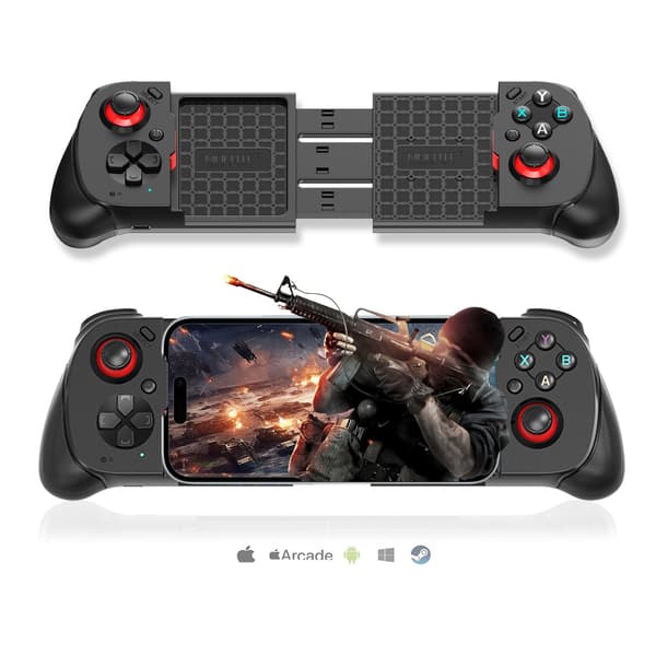 2025 Seneste Model Trådløs Cloud Gaming Controller til iOS, Android, Windows PC, inklusive iPhone15/14/13, Steam osv.. Hall trigger, Linea