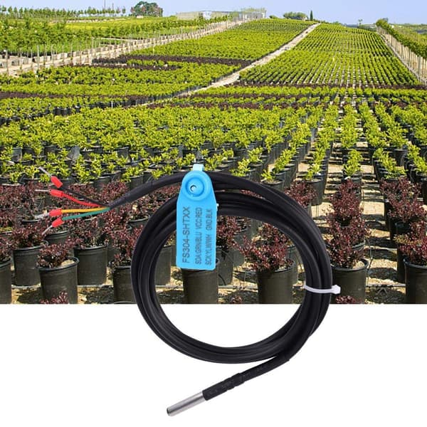 2025 Seneste Model Jordsensor, FS304-SHT3X Digital Temperatur- og Fugtighedssensorprobe, IP67 og Resistent, I2C Output