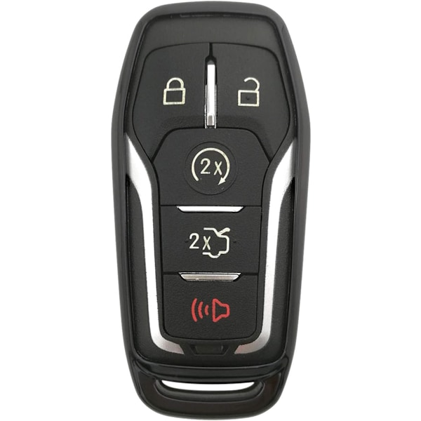Svart TPU Nyckelfodral Skydd Fjärrkontrollhållare Skinn Handske för 2013 2014 2015 2016 2017 2018 Ford Fusion F-150 Edge Explorer Mustang Li
