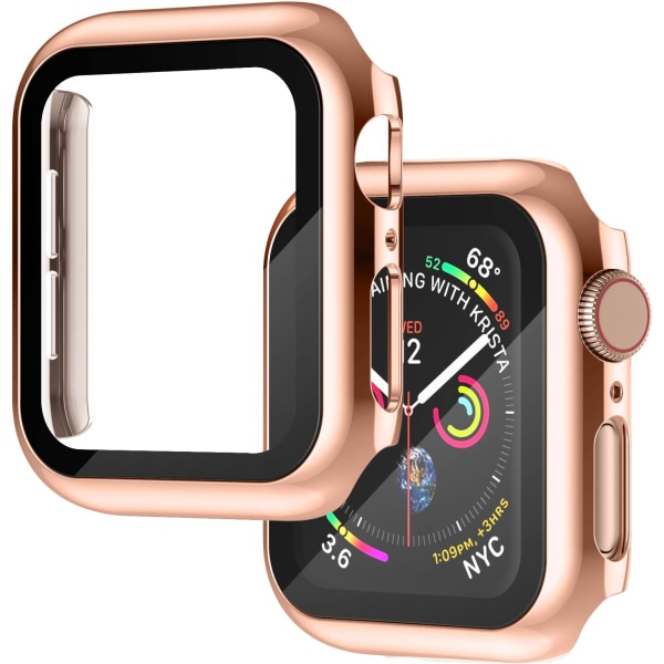 Fodral Kompatibelt med Apple Watch Series 8 Series rose gold 8/7 41mm