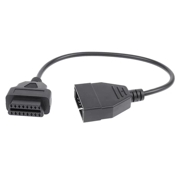 12-pins OBD1 til 16-pins OBD2 Konverteradapterkabel for GM-diagnostikk