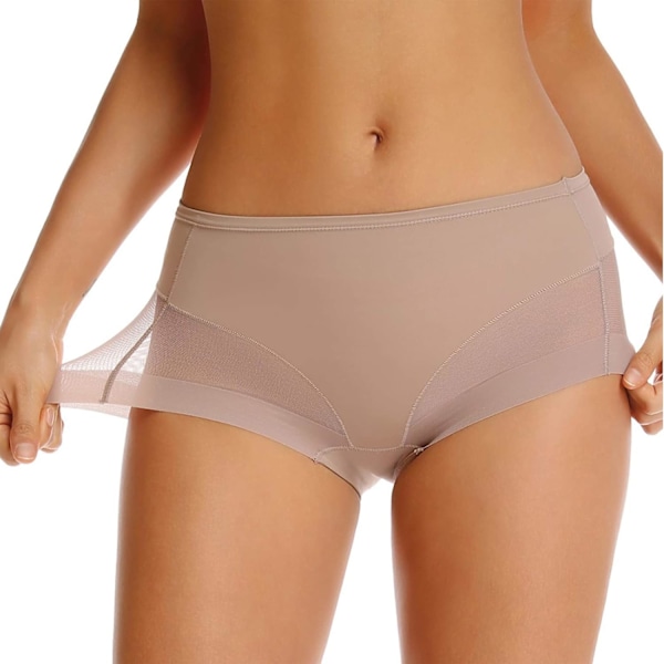 2025 Senaste Modell 2-pack Tummy Control Trosor för Kvinnor Sömlösa Butt Lifter Briefs Bekväma Body Shaper Shapewear Sexiga Underkläder
