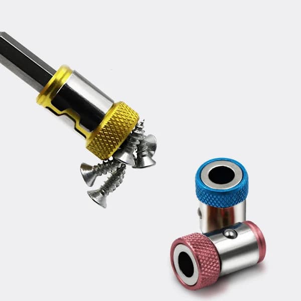 Magnetisk ring til metalbor til beskyttelse af skaft mod korrosion, borebit blå