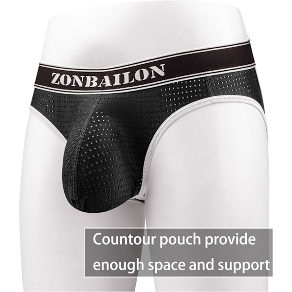 2025 Senaste Modell Herr Jockstrap Underkläder 1st-svart Medium