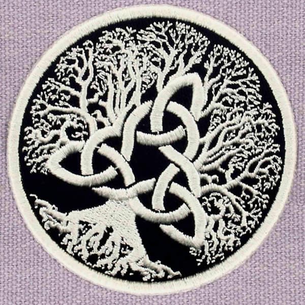 Livets Træ Yggdrasil Patch - Broderet Strygemærke
