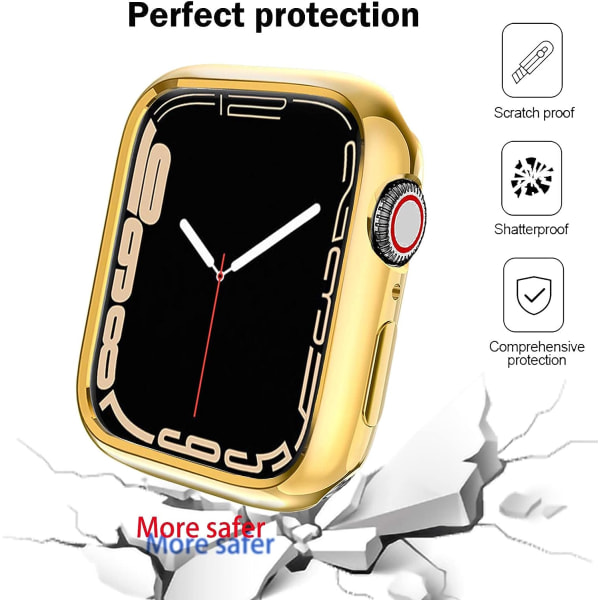 för Apple Watch Case 38mm Serie 3/2 Mjuk plating gold 38 mm