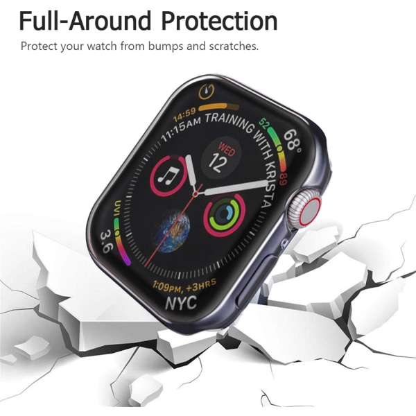 360-gradersfodral för Apple Watch Series SE/6/5/4/3/2/1 Skärm