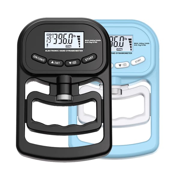 Hand Grip Strength Tester, Digital Handheld Dynamometer for 180kg, USB LCD Display, Handheld - FQ - A