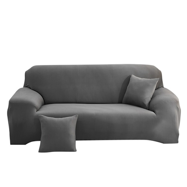 Universellt Elastiskt Sofföverdrag, Fullt Täckande, Tyg Matt Soffa grey 190-230cm