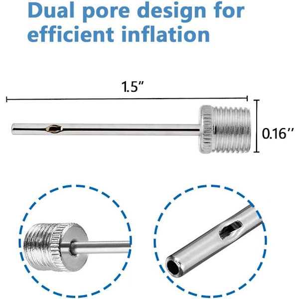 Luftpumpnålsats (35 st) - Uppblåsningsnålar för sportbollar