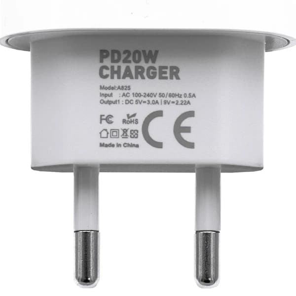 2-pak - Oplader til iPhone - Hurtigoplader - Adapter + Kabel 20W 2-pak iPhone