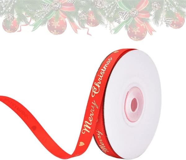 Glædelig jul Grosgrain Bånd