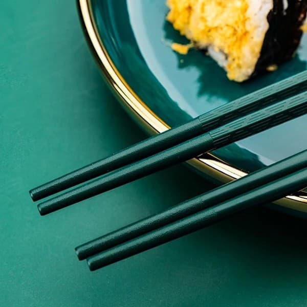 Spisepinde af legering Japanske madlavningsspisepinde SORTE
