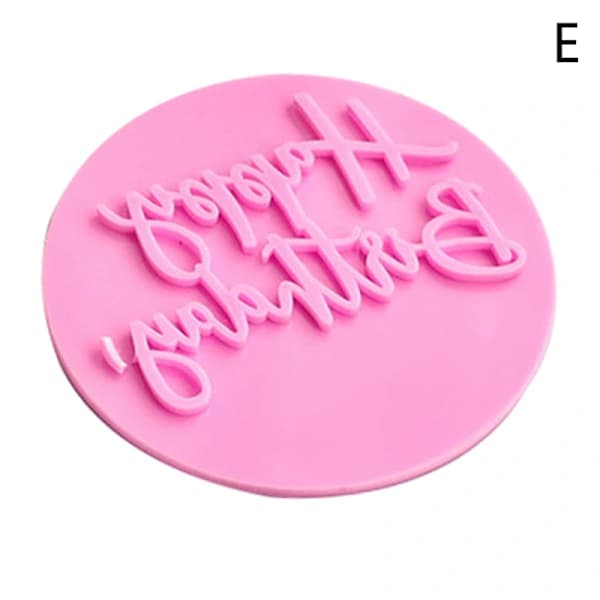Fondant Plastikk Kakepregingsform Gratulerer med dagen Kjeks Pris E