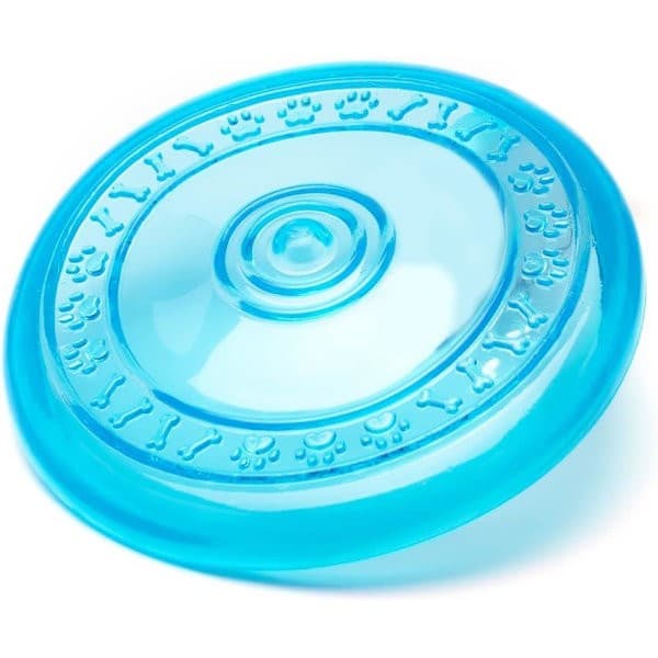 Frisbee hundleksak i gummi - BLÅ