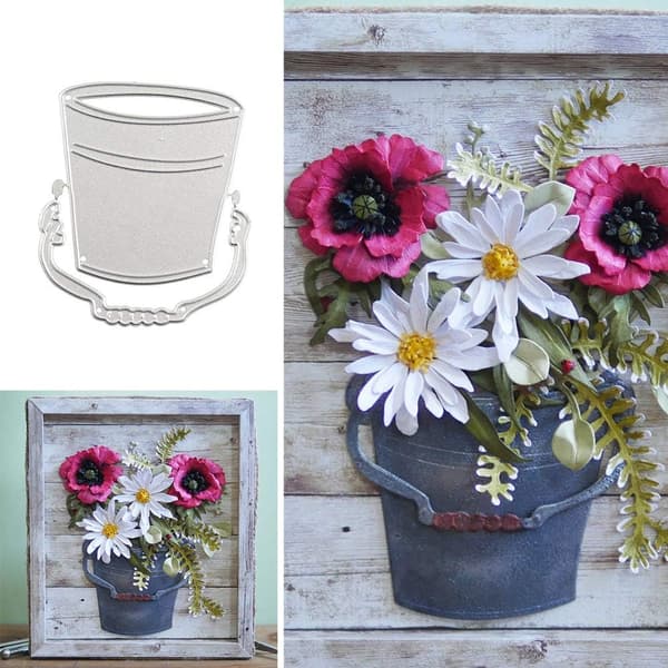 Julskärningsformar - DIY Blomkruka Metallskärningsformar