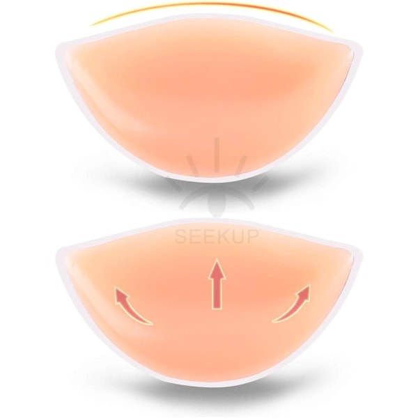 Kvinnor mjuk silikon BH Inserts Breast Chest Enhancer Pads Skin B/C