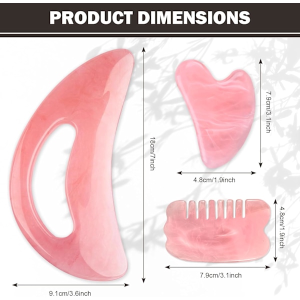 2025 Senaste Modell Stor Gua Sha Massageverktyg, Kroppsskulpteringsverktyg, Gua Sha Ansiktsverktygsset, Massageskrapa, Gua Sha Kam,