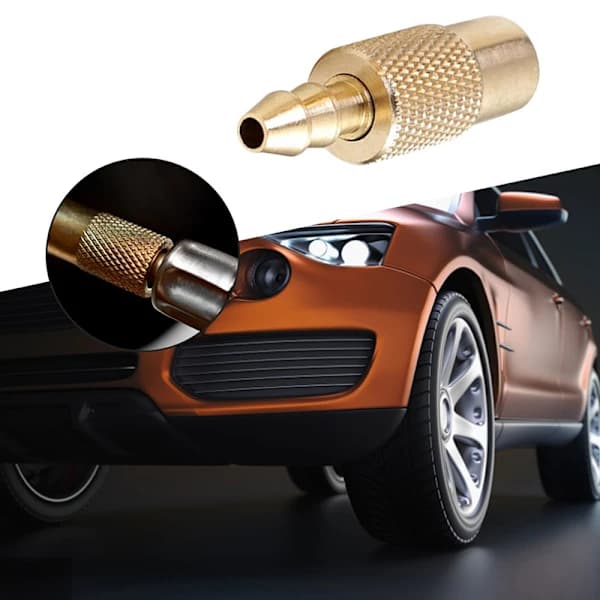 Modificer Auto Kobber Luftpumpe Chuck Clip Inflator Ventilforbindelse