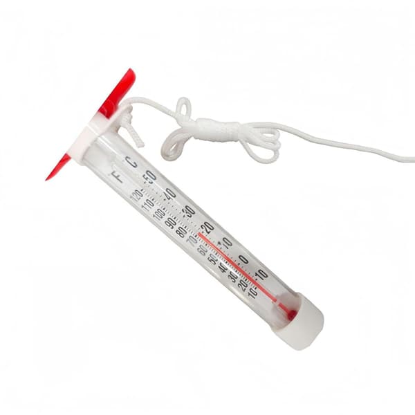 Flytande pooltermometer - ankaformad termometer, vattentät, med rep