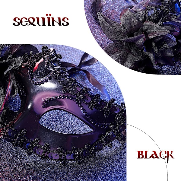 2025 Senaste Modell Kostymmask för Kvinnor Blomma Mask Venetiansk Karneval Halloween Mask Mardi Gras Halloweenfest Bal Mask