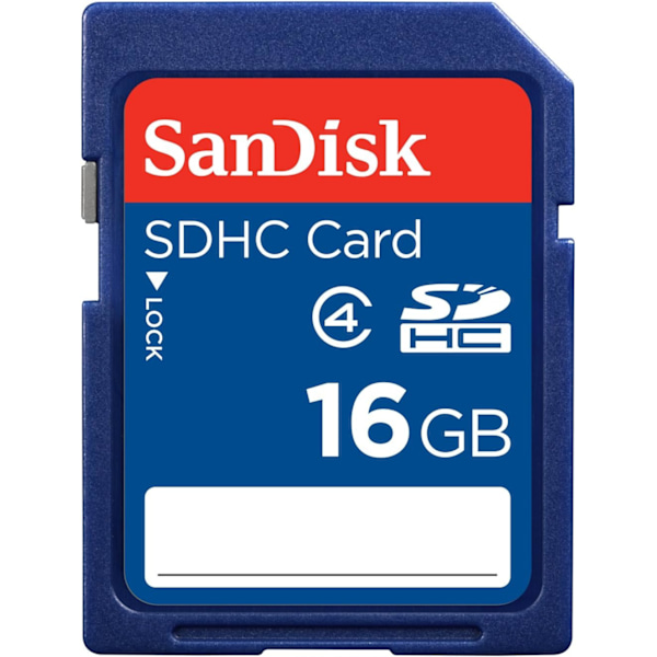 2025 Senaste Modell Flash 16 GB SDHC Flashminneskort SDSDB-016G (Etiketten kan ändras) 2 GB
