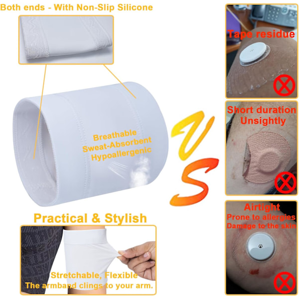2025 Senaste Modell Uppgraderat Diabetes Insulin Armband för Freestyle Libre Omnipod Dexcom Sensor Skydd Fixering Insulin Pod Monitor
