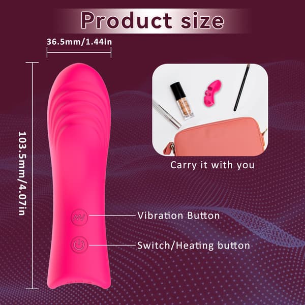 Finger Silikon 10-Frekvens Vibration Finger Vibrator