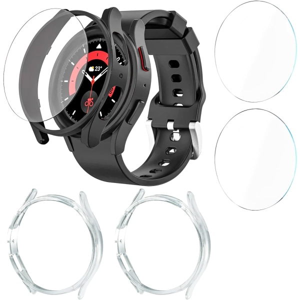 [2+2Pack]för Samsung Galaxy Watch 5 Pro 45 mm skärmskydd och
