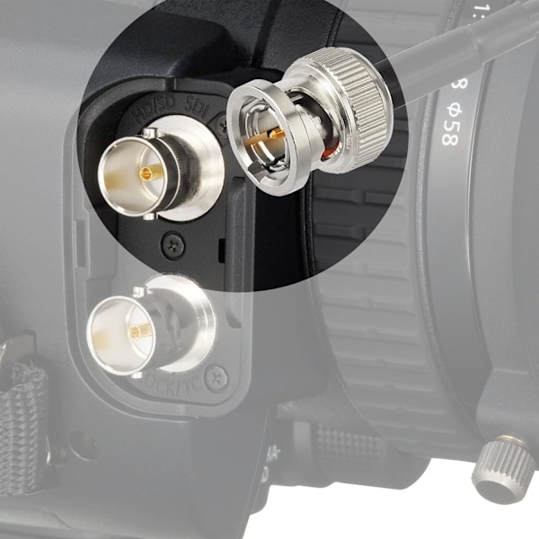 Högkvalitativ, helt ny 12G SDI-kabel 4K BNC-kabel (Belden 4855R), 1ft/2ft/3ft, Stöder 1080p/4K/8K/3G-SDI, UHD Precision Video C