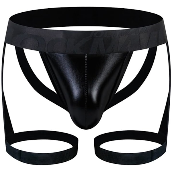 2025 Senaste Modell Herr Jock Straps Underkläder Herr Trosor med Strumpeband Herr Bikini Kalsonger Svart Medium