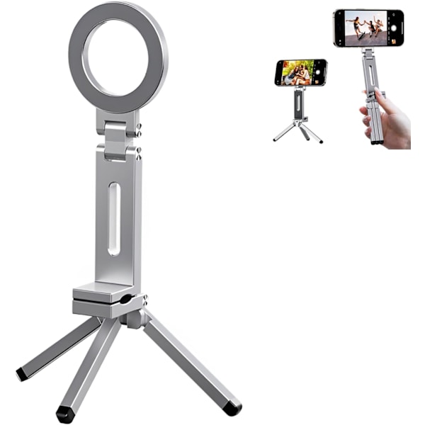 2025 Senaste Modellen Nixive Magnetisk Telefonhållare Stativ – Mini Tripod Pro med Starkt Grepp, Justerbart Ställ för iPhone och Android, Pe