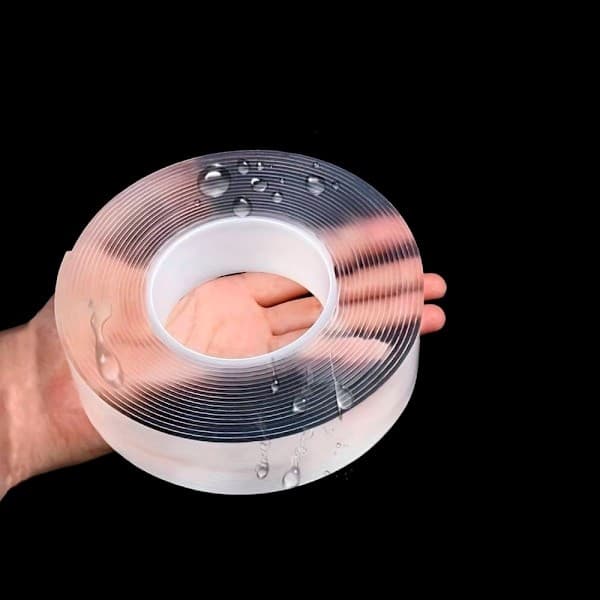 Genanvendelig stærk dobbeltklæbende tape