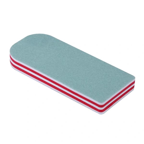 5 stk. dobbeltsidede neglefile bufferblok manicureværktøjer polering slibning buffing
