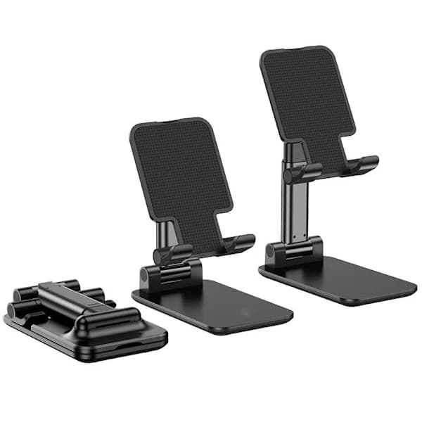 Mobilholder - Justerbar højde Sort / Hvid Sort