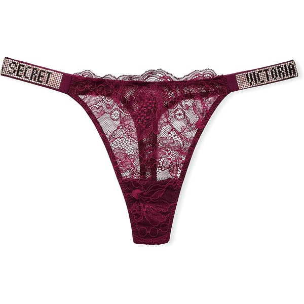 Shine Strap Thong Underkläder för kvinnor, mycket sexig kollektion Kir Lace XS