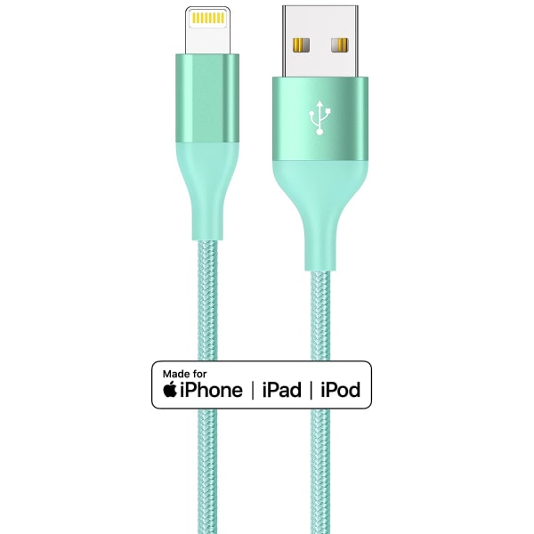 [Apple MFi-certifierad] 4-färgad Lightning-kabel 4-pack 6 fot