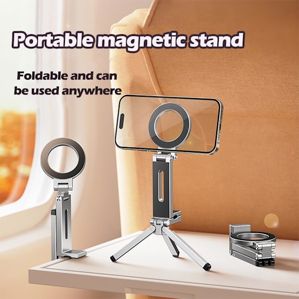 2025 Senaste Modellen Nixive Magnetisk Telefonhållare Stativ – Mini Tripod Pro med Starkt Grepp, Justerbart Ställ för iPhone och Android, Pe