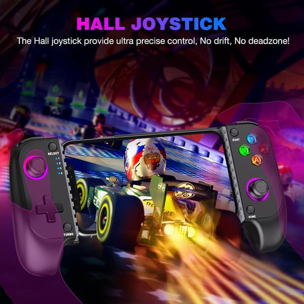 2025 Seneste Model Trådløs Telefon Mobil Gaming Controller til iPhone/Android - Forvandl Din iPhone til en Spillekonsol - Spil Xbox, PlaySta