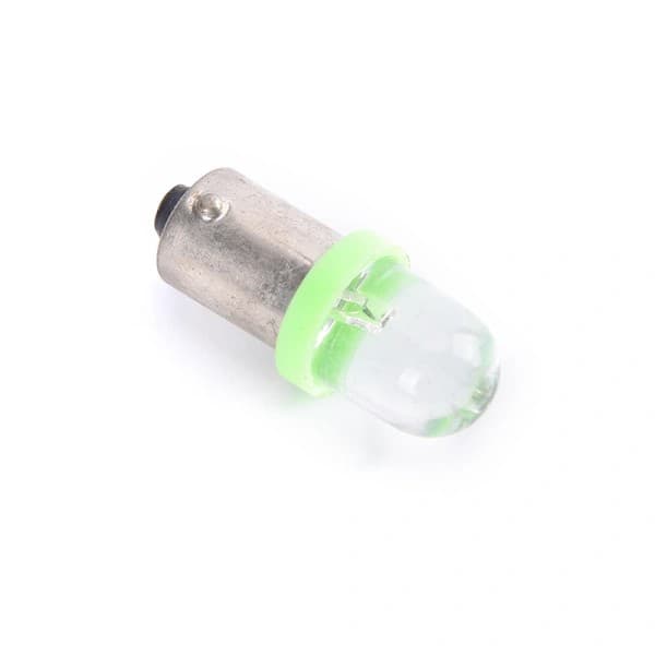 10 st BA9S LED-lampor Bilinstrumentklusterlampor Vit